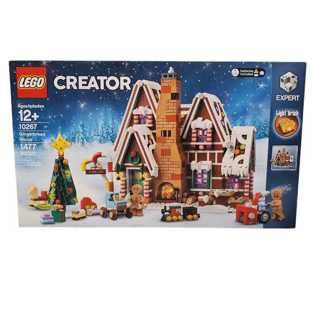 LEGO Creator Gingerbread House Christmas Set 10267 NEW SEALED RETIRED 1477 Pcs - Picture 12 of 12
